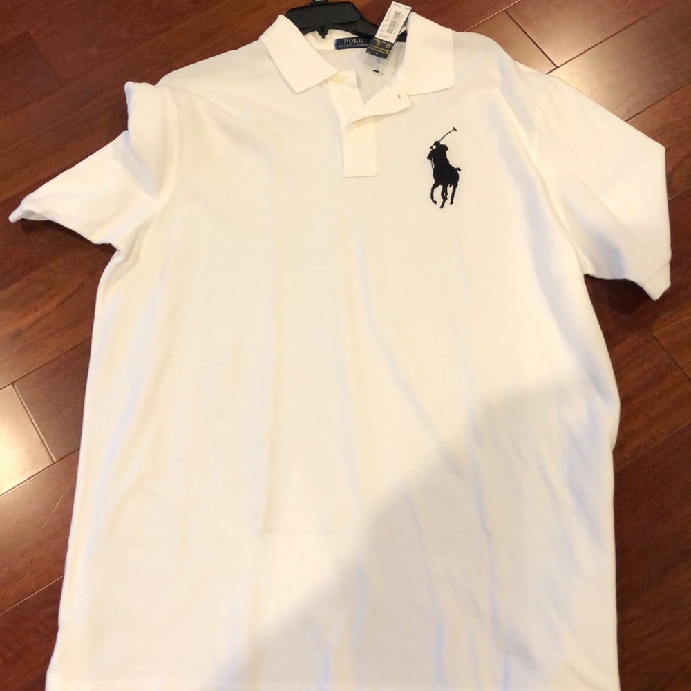 Polo Ralph Lauren 2XLT originally $125 polo white